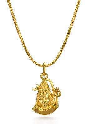 Gold-Plated Temple Necklace for Men & Women | Traditional Temple Jewellery for Wedding & Festive Wear | Festive Gift