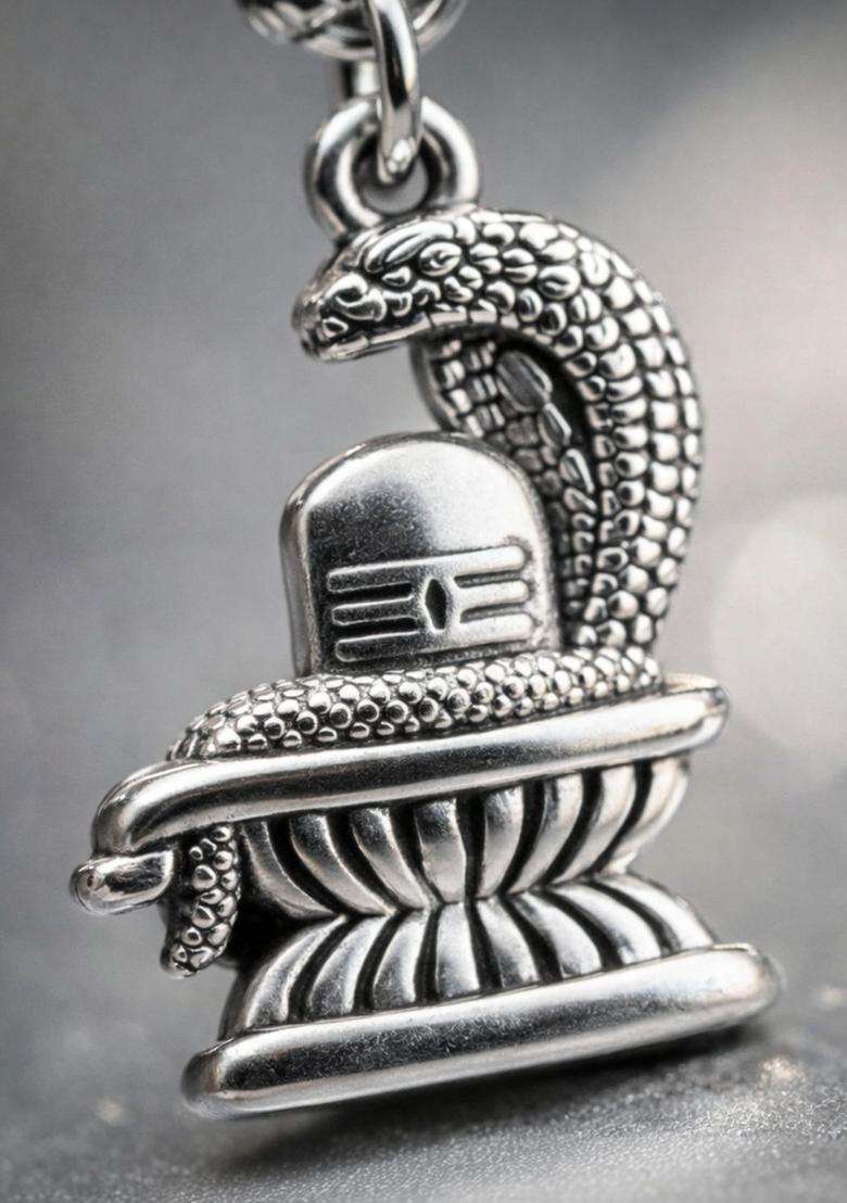 Temple Quirky Shaped Pendant with Chain for Men & Women | Traditional Temple Jewellery for Wedding & Festive Wear | Festive Gift - Indya