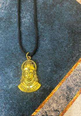 Gold-Plated Quirky Pendants with Chains for Men & Women | Traditional Temple Jewellery for Wedding & Festive Wear | Festive Gift