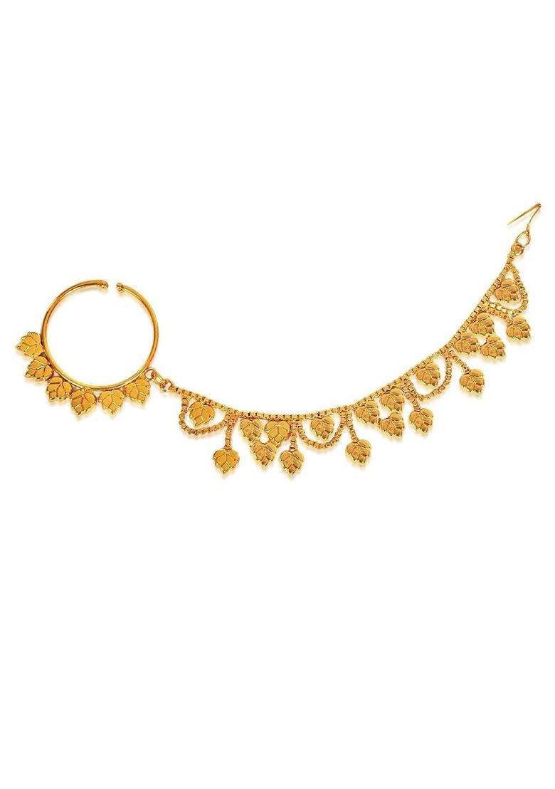 Gold-Plated Matha Patti Head Jewellery for Women | Traditional Temple Jewellery for Wedding & Festive Wear | Gift for Her - Indya