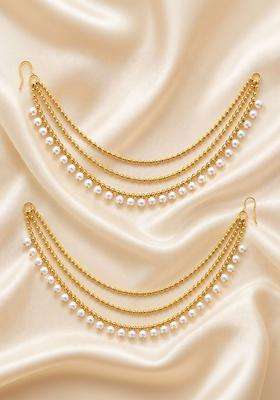 Gold-Plated Contemporary Earrings for Women | Traditional Temple Jewellery for Wedding & Festive Wear | Gift for Her
