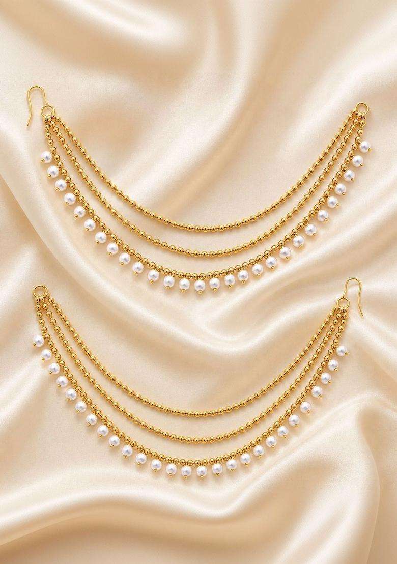 Gold-Plated Contemporary Earrings for Women | Traditional Temple Jewellery for Wedding & Festive Wear | Gift for Her - Indya