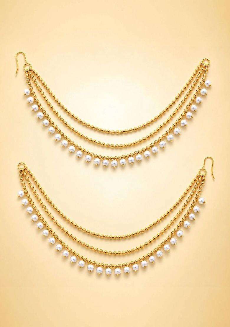 Gold-Plated Contemporary Earrings for Women | Traditional Temple Jewellery for Wedding & Festive Wear | Gift for Her - Indya