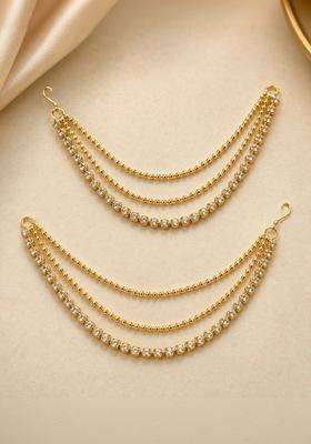 Gold-Plated Contemporary Earrings for Women | Traditional Temple Jewellery for Wedding & Festive Wear | Gift for Her