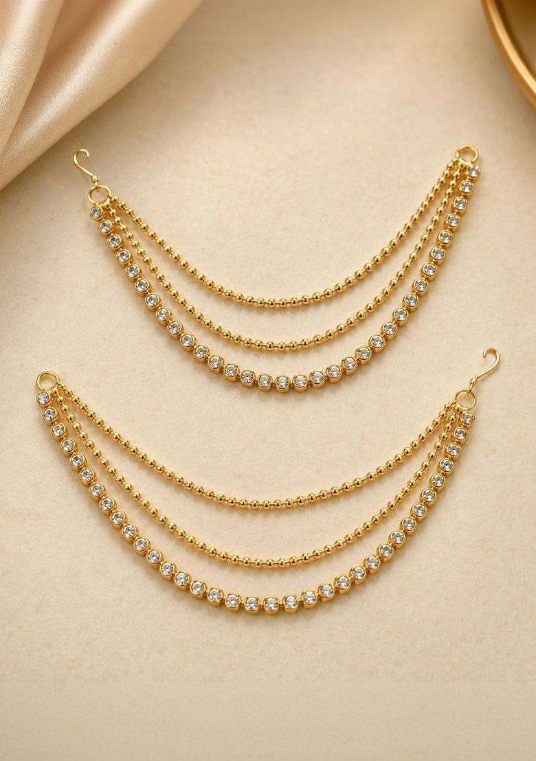 Gold-Plated Contemporary Earrings for Women | Traditional Temple Jewellery for Wedding & Festive Wear | Gift for Her - Indya