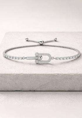 American Diamond Silver-Plated Multistrand Bracelet for Women | Stylish Party & Everyday Wear | Gift for Her