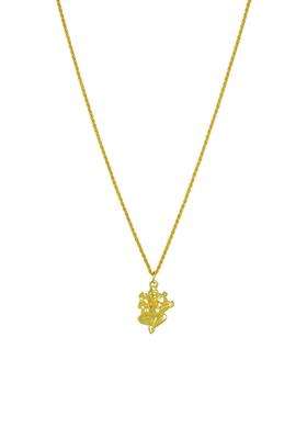 Gold-Plated Temple Pendant with Chain for Men & Women | Stylish Party & Everyday Wear | Festive Gift