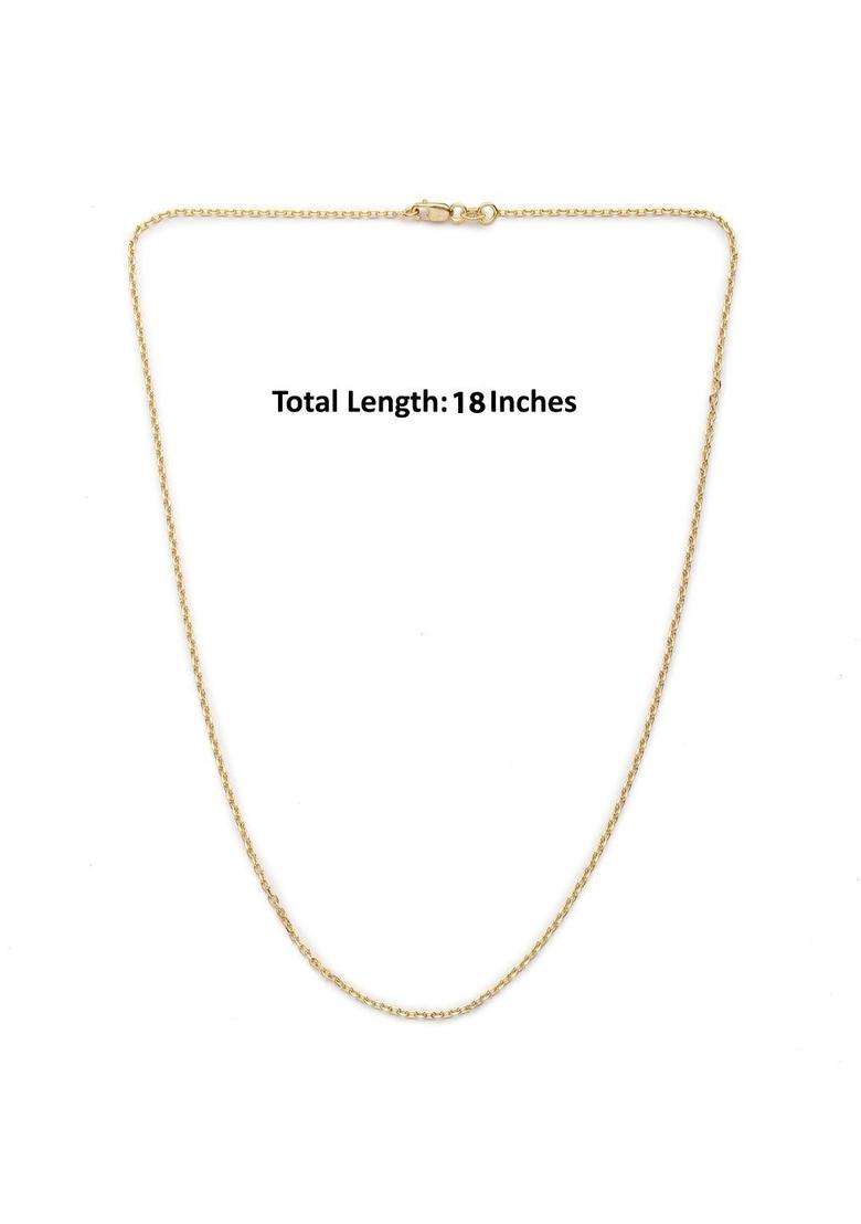 92.5 Sterling Silver 22KT Gold-Plated Lalitha Devi Pendant with Box Chain for Women | Traditional Temple Jewellery for Wedding & Festive Wear | Gift for Her - Indya