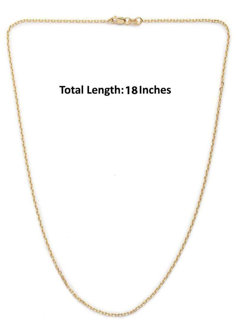 92.5 Silver 22KT Gold-Plated Contemporary Ganesh Pendant with Chain for Women | Traditional Temple Jewellery for Wedding & Festive Wear | Gift for Her - Indya