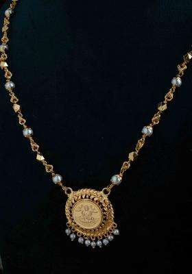 Gold-Plated Temple Necklace for Women | Traditional Temple Jewellery for Wedding & Festive Wear | Gift for Her