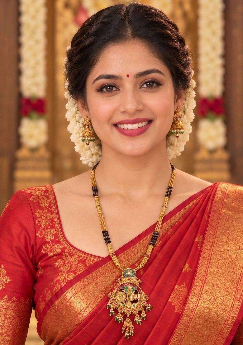 Gold-Plated Temple Stone Studded & Beaded Necklace and Earrings for Women | Traditional Temple Jewellery for Wedding & Festive Wear | Gift for Her - Indya
