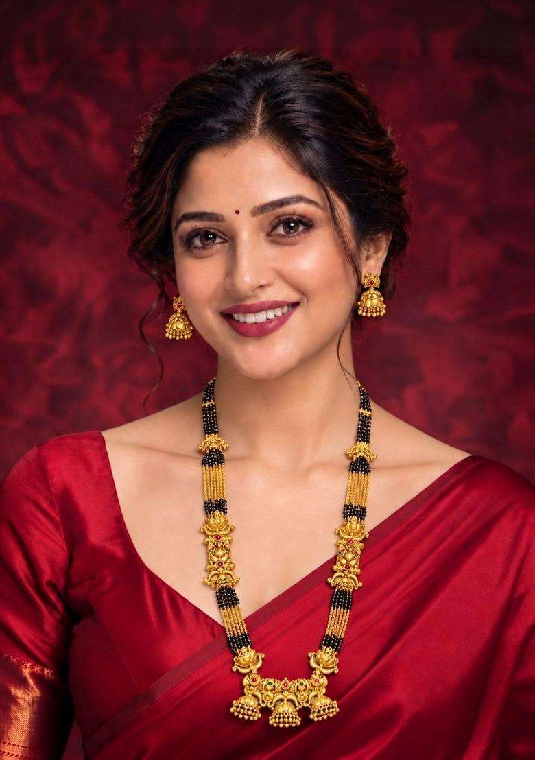 Gold-Plated Temple Stone Studded & Beaded Necklace and Earrings for Women | Traditional Temple Jewellery for Wedding & Festive Wear | Gift for Her - Indya