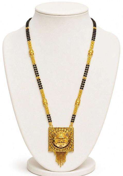 Copper Gold-Plated Temple Necklace for Women | Traditional Temple Jewellery for Wedding & Festive Wear | Gift for Her