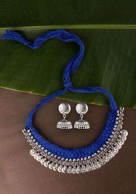 Silver-Plated Temple Jewellery Set for Women | Traditional Temple Jewellery for Wedding & Festive Wear | Gift for Her
