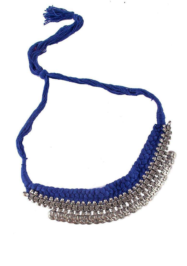 Silver-Plated Temple Jewellery Set for Women | Traditional Temple Jewellery for Wedding & Festive Wear | Gift for Her - Indya