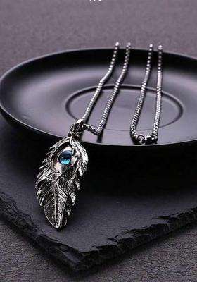 Silver-Plated Pendants with Chains for Men | Stylish Party & Everyday Wear | Gift for Him