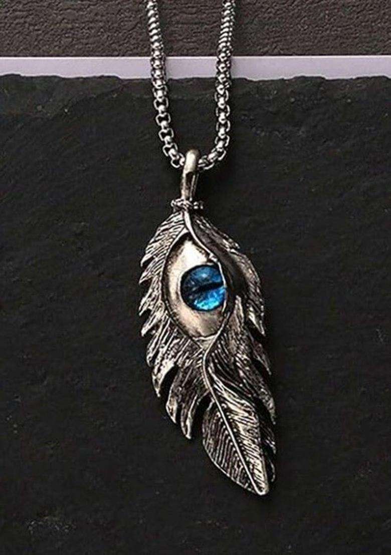 Silver-Plated Pendants with Chains for Men | Stylish Party & Everyday Wear | Gift for Him - Indya