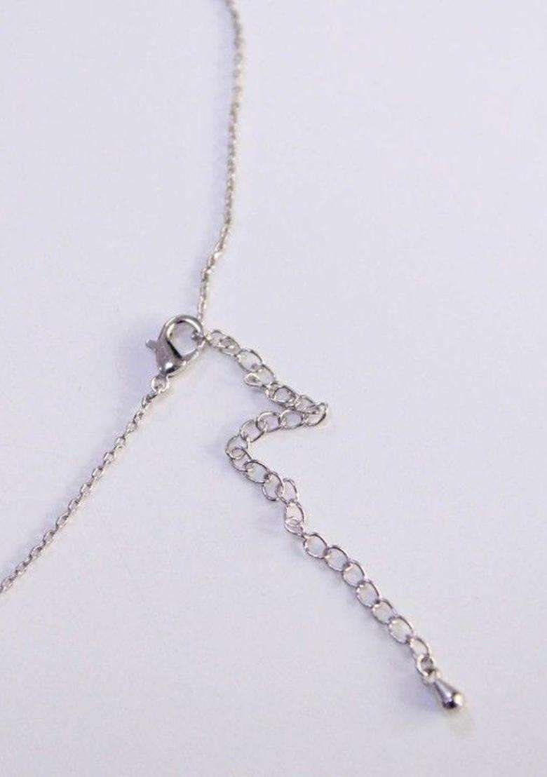 Silver-Plated Geometric Pendants with Chains for Men | Stylish Party & Everyday Wear | Gift for Him - Indya