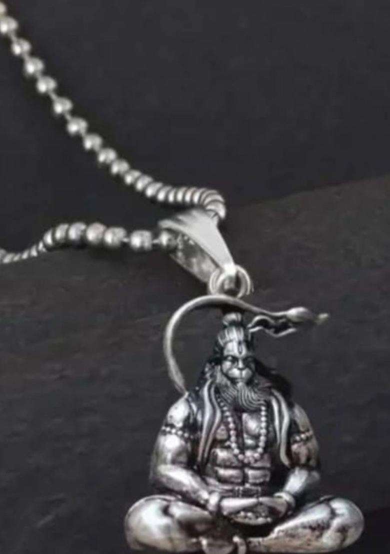 Contemporary Stainless Steel Pendant with Chain for Men & Women | Stylish Party & Everyday Wear | Festive Gift - Indya