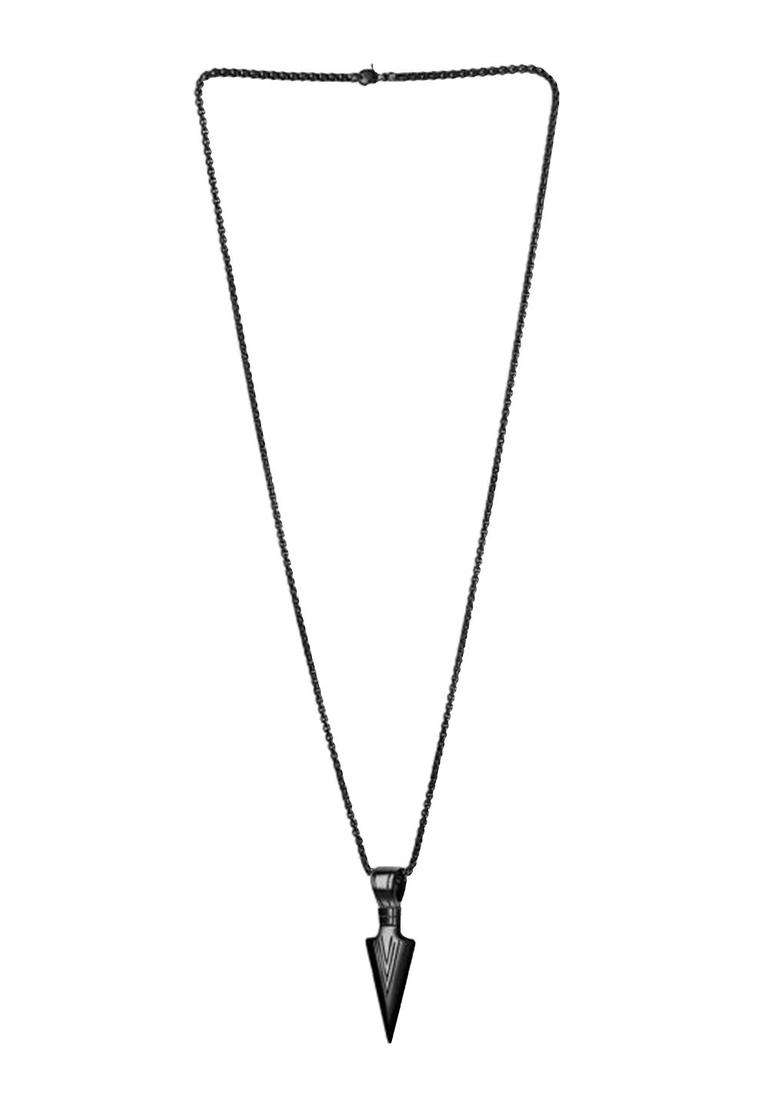 Silver-Plated Pendants with Chains for Men | Stylish Party & Everyday Wear | Gift for Him - Indya