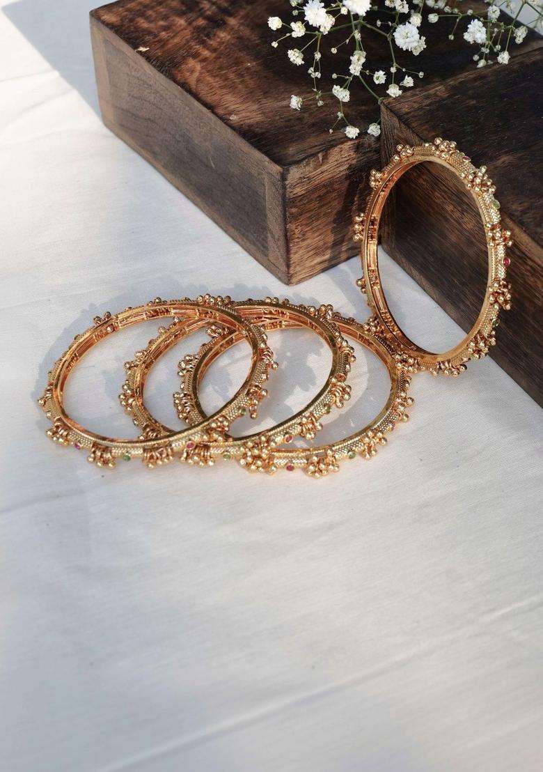 Bangle for Women | Traditional Temple Jewellery for Wedding & Festive Wear | Gift for Her - Indya