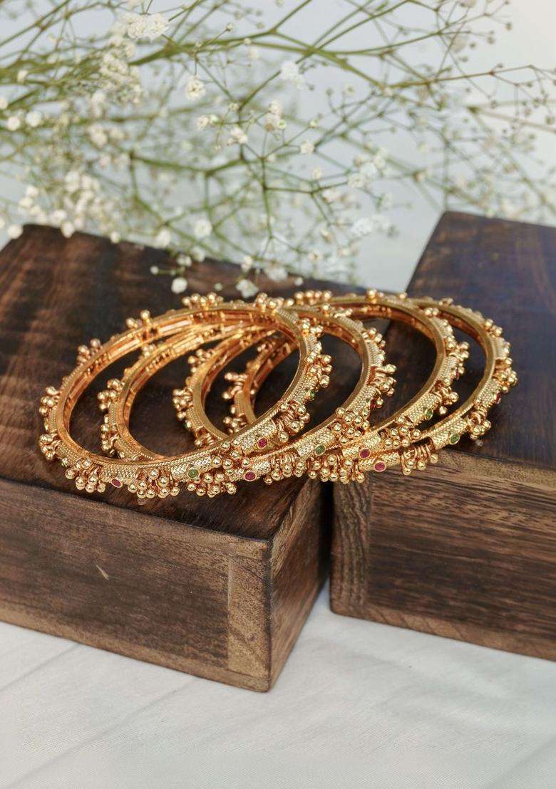 Bangle for Women | Traditional Temple Jewellery for Wedding & Festive Wear | Gift for Her - Indya