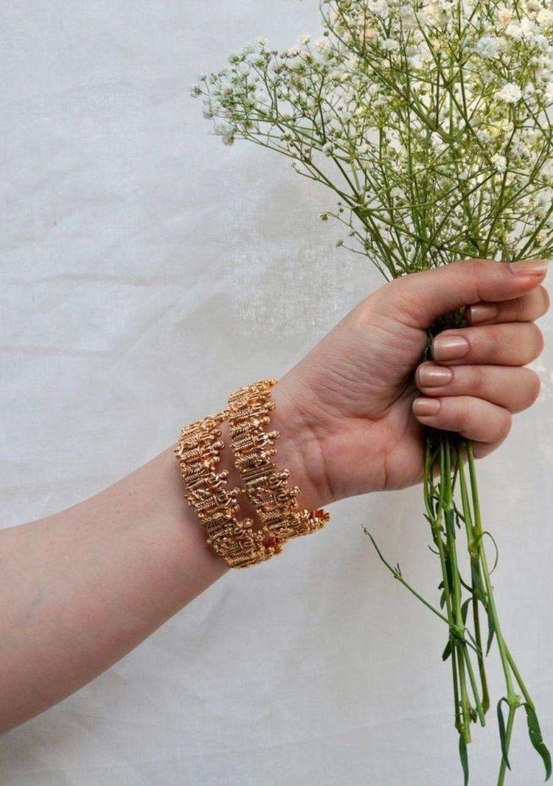 Bangle for Women | Traditional Temple Jewellery for Wedding & Festive Wear | Gift for Her - Indya