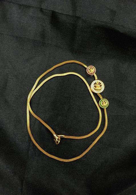 Copper Gold-Plated Temple Necklace for Women | Traditional Temple Jewellery for Wedding & Festive Wear | Gift for Her