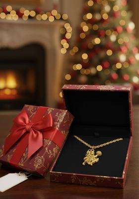 Geometric Pendants with Chains for Men & Women | Traditional Temple Jewellery for Wedding & Festive Wear | Festive Gift