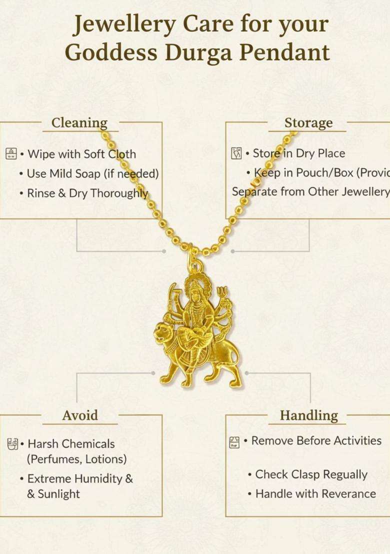 Quirky Pendants with Chains for Men & Women | Traditional Temple Jewellery for Wedding & Festive Wear | Festive Gift - Indya
