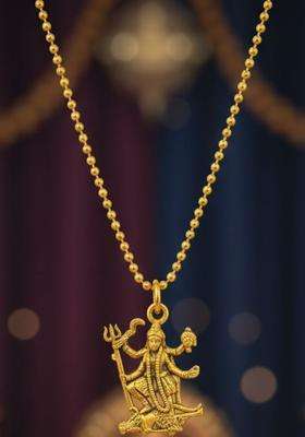Quirky Pendants with Chains for Men & Women | Traditional Temple Jewellery for Wedding & Festive Wear | Festive Gift
