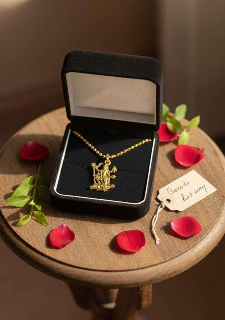 Quirky Pendants with Chains for Men & Women | Traditional Temple Jewellery for Wedding & Festive Wear | Festive Gift - Indya