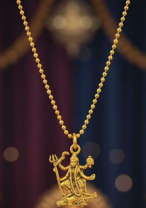 Quirky Pendants with Chains for Men & Women | Traditional Temple Jewellery for Wedding & Festive Wear | Festive Gift