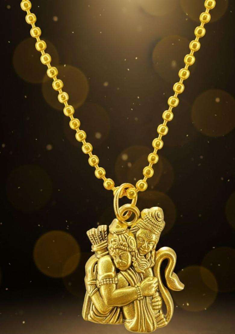 Quirky Pendants with Chains for Men & Women | Traditional Temple Jewellery for Wedding & Festive Wear | Festive Gift - Indya
