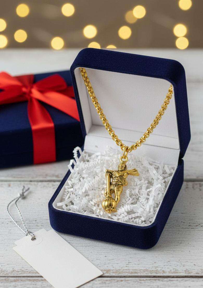 Quirky Pendants with Chains for Men & Women | Traditional Temple Jewellery for Wedding & Festive Wear | Festive Gift - Indya