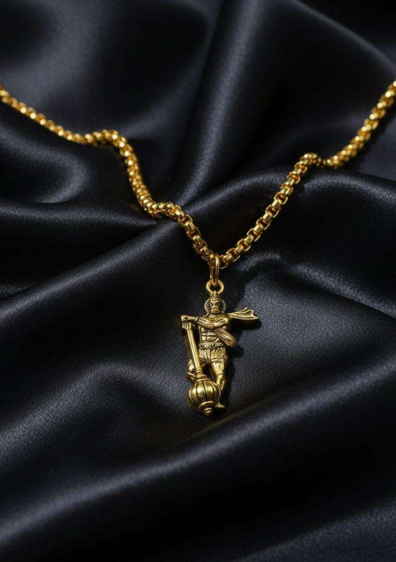 Quirky Pendants with Chains for Men & Women | Traditional Temple Jewellery for Wedding & Festive Wear | Festive Gift - Indya