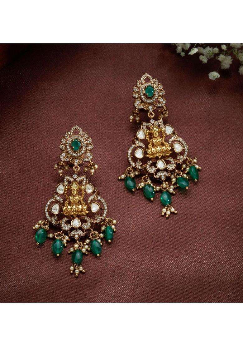 Sterling Silver Gold-Plated Temple Necklace for Women | Traditional Temple Jewellery for Wedding & Festive Wear | Gift for Her - Indya