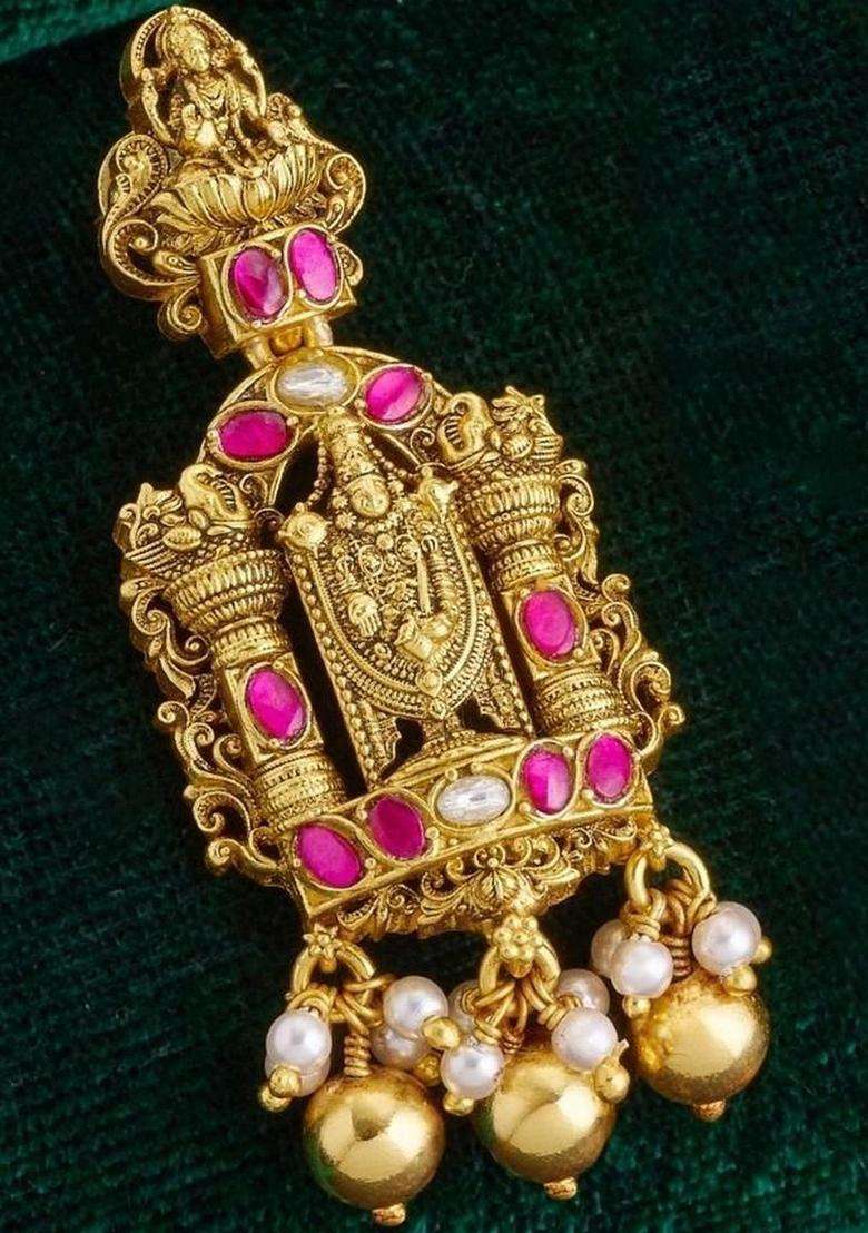 Gold-Plated Rasa Silver Jewels Geometric Drop Earrings with Kundan for Women | Traditional Temple Jewellery for Wedding & Festive Wear | Gift for Her - Indya