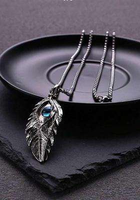 Silver-Plated Contemporary Pendants with Chains for Men | Stylish Party & Everyday Wear | Gift for Him
