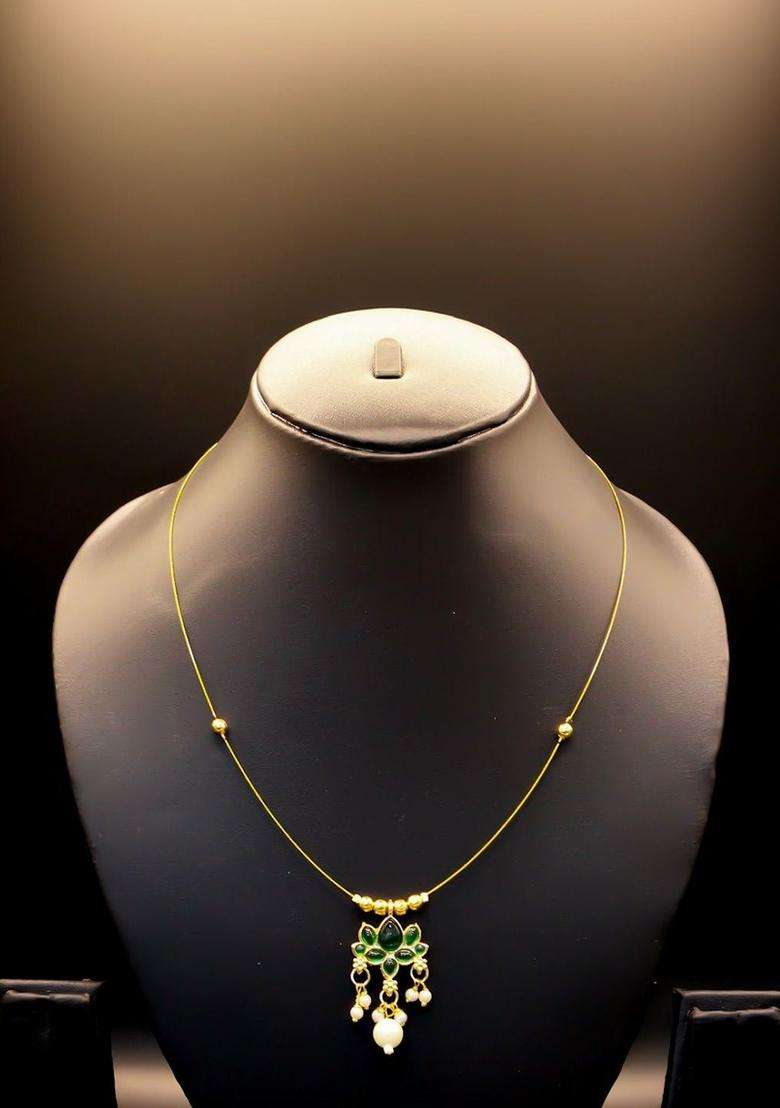 Gold-Plated Temple Necklace for Men & Women | Traditional Temple Jewellery for Wedding & Festive Wear | Festive Gift - Indya