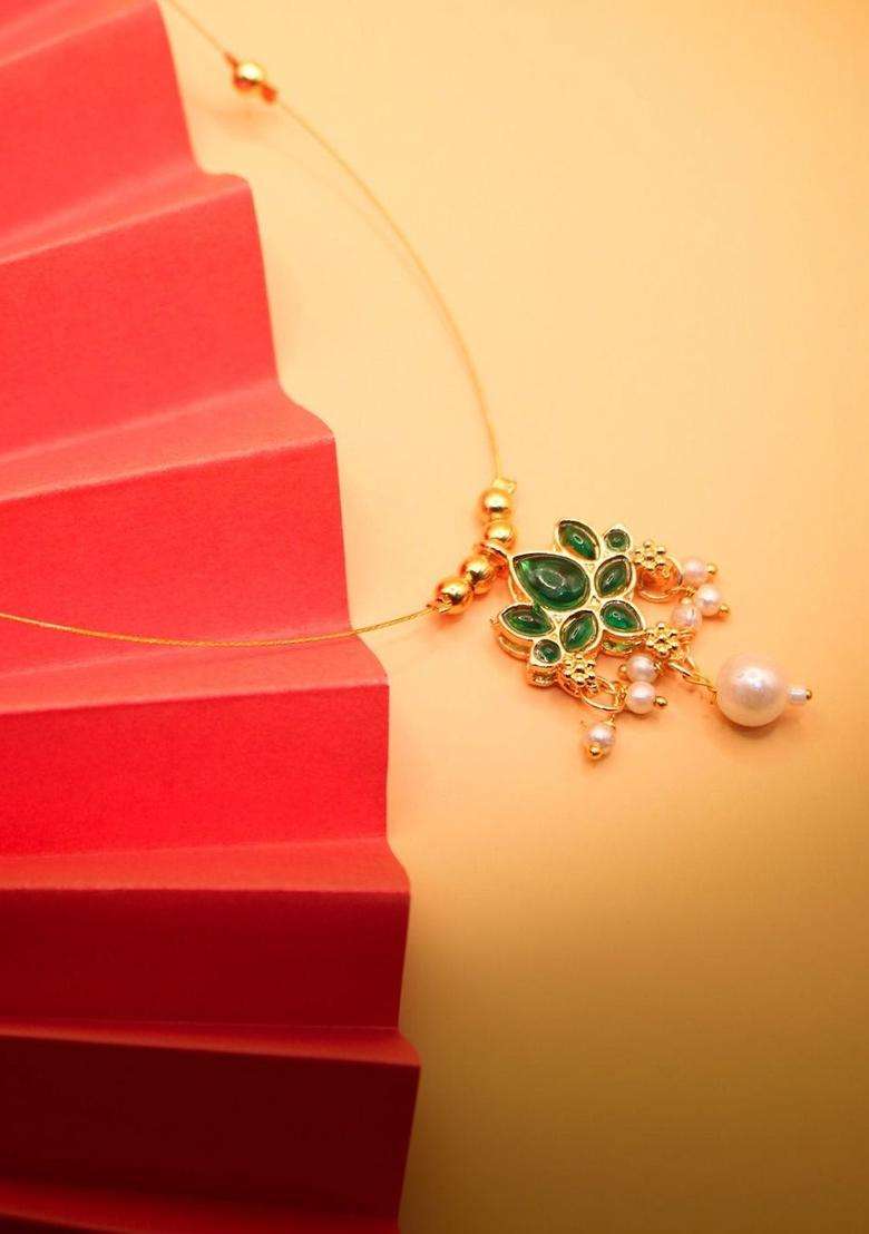 Gold-Plated Temple Necklace for Men & Women | Traditional Temple Jewellery for Wedding & Festive Wear | Festive Gift - Indya