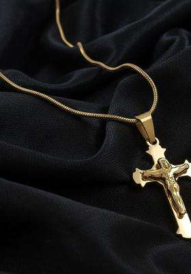 Gold-Plated Pendants with Chains for Men | Stylish Party & Everyday Wear | Gift for Him