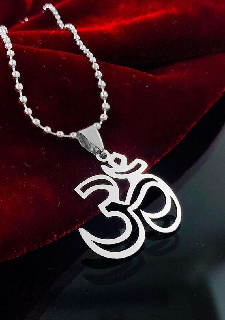 Silver-Plated Quirky Pendants with Chains for Men & Women | Stylish Party & Everyday Wear | Festive Gift - Indya