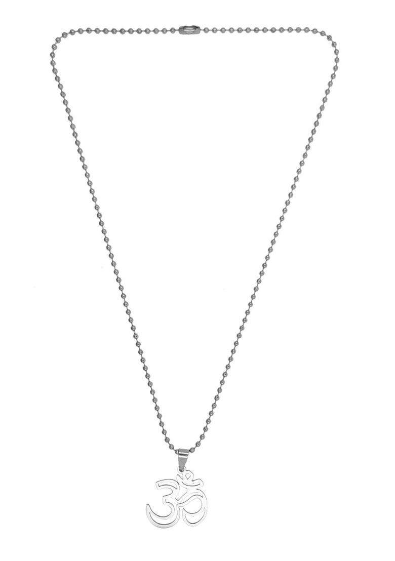 Silver-Plated Quirky Pendants with Chains for Men & Women | Stylish Party & Everyday Wear | Festive Gift - Indya