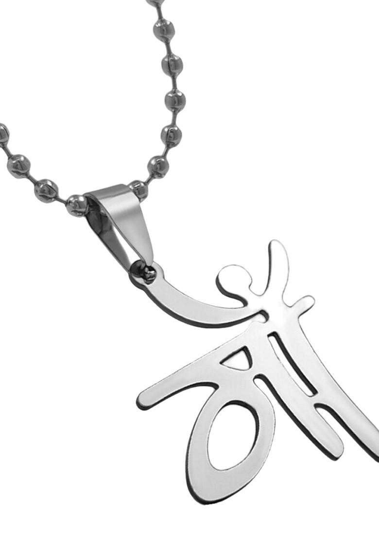 Silver-Plated Contemporary Pendants with Chains for Men & Women | Stylish Party & Everyday Wear | Festive Gift - Indya