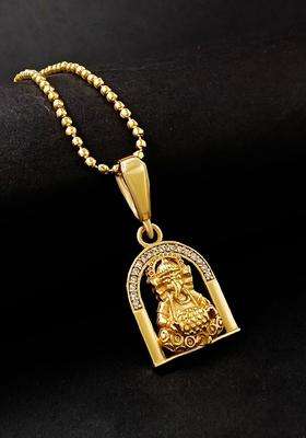 Gold-Plated Contemporary Pendants with Chains for Men | Stylish Party & Everyday Wear | Gift for Him