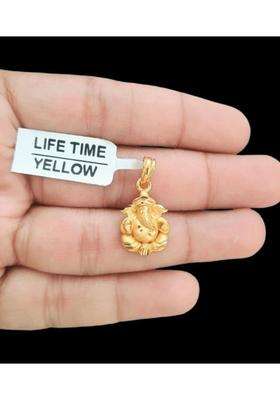 Gold-Plated Geometric Pendants for Men & Women | Traditional Temple Jewellery for Wedding & Festive Wear | Festive Gift