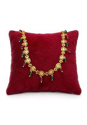 Copper Gold-Plated Temple Necklace for Women | Traditional Temple Jewellery for Wedding & Festive Wear | Gift for Her