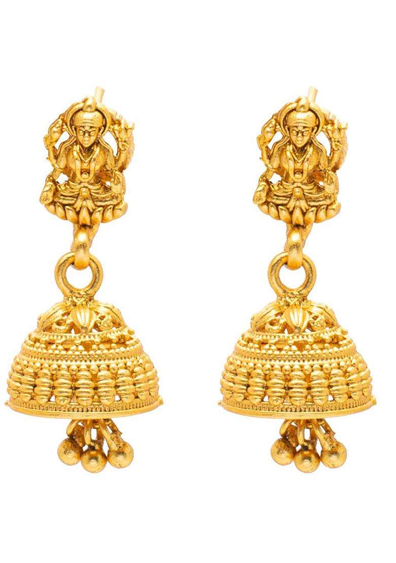 Gold-Plated Temple Jewellery Set for Women | Traditional Temple Jewellery for Wedding & Festive Wear | Gift for Her - Indya