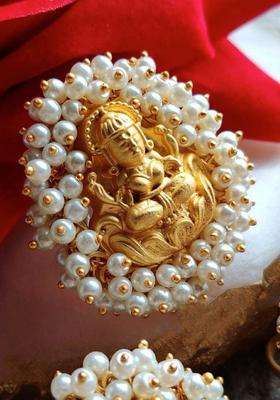 Temple Finger Ring for Women | Traditional Temple Jewellery for Wedding & Festive Wear | Gift for Her